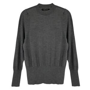 RAG & BONE Sydney Turtleneck in Charcoal S